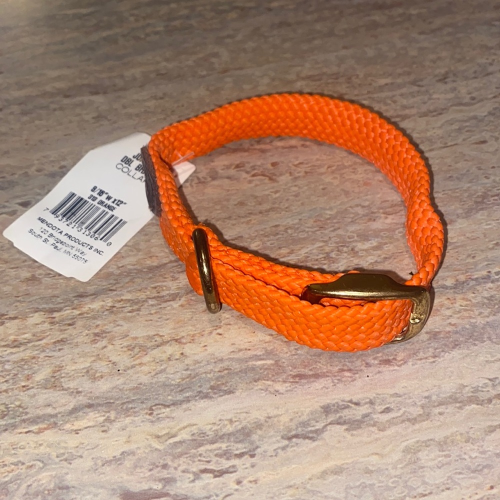 NEW Orange Dog Collar